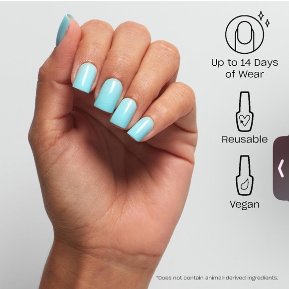 Suzi Without A Paddle | OPI On Point Instant Press-On Mani - Light Blue - Picture 2 of 6